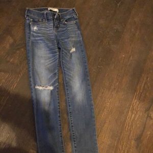 Boyfriend style a&f jeans